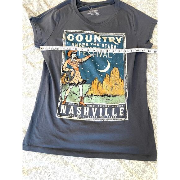 Country Under the Stars Nashville Graphic Tee XXL - Picture 3 of 6